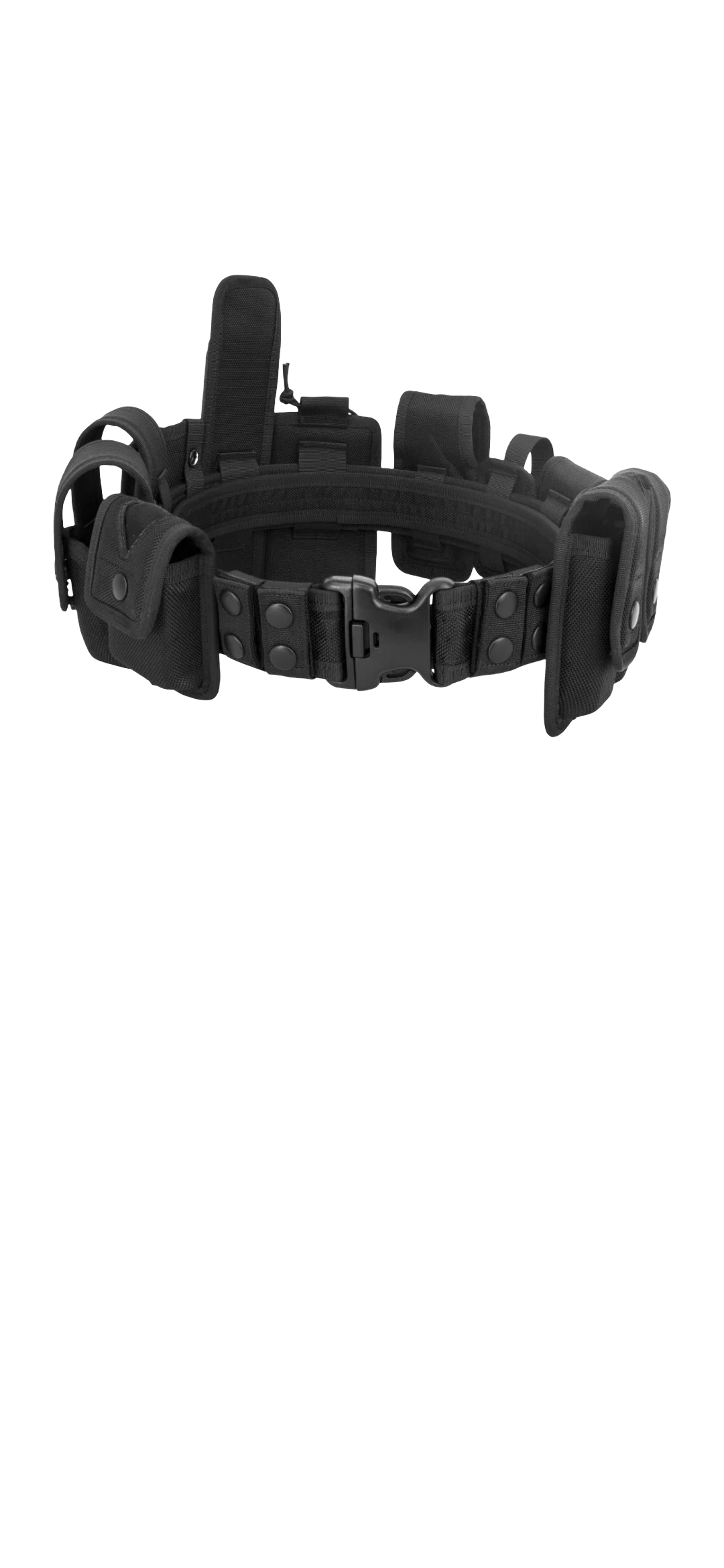 Cinturon rijido con sistema de equipo tactico.