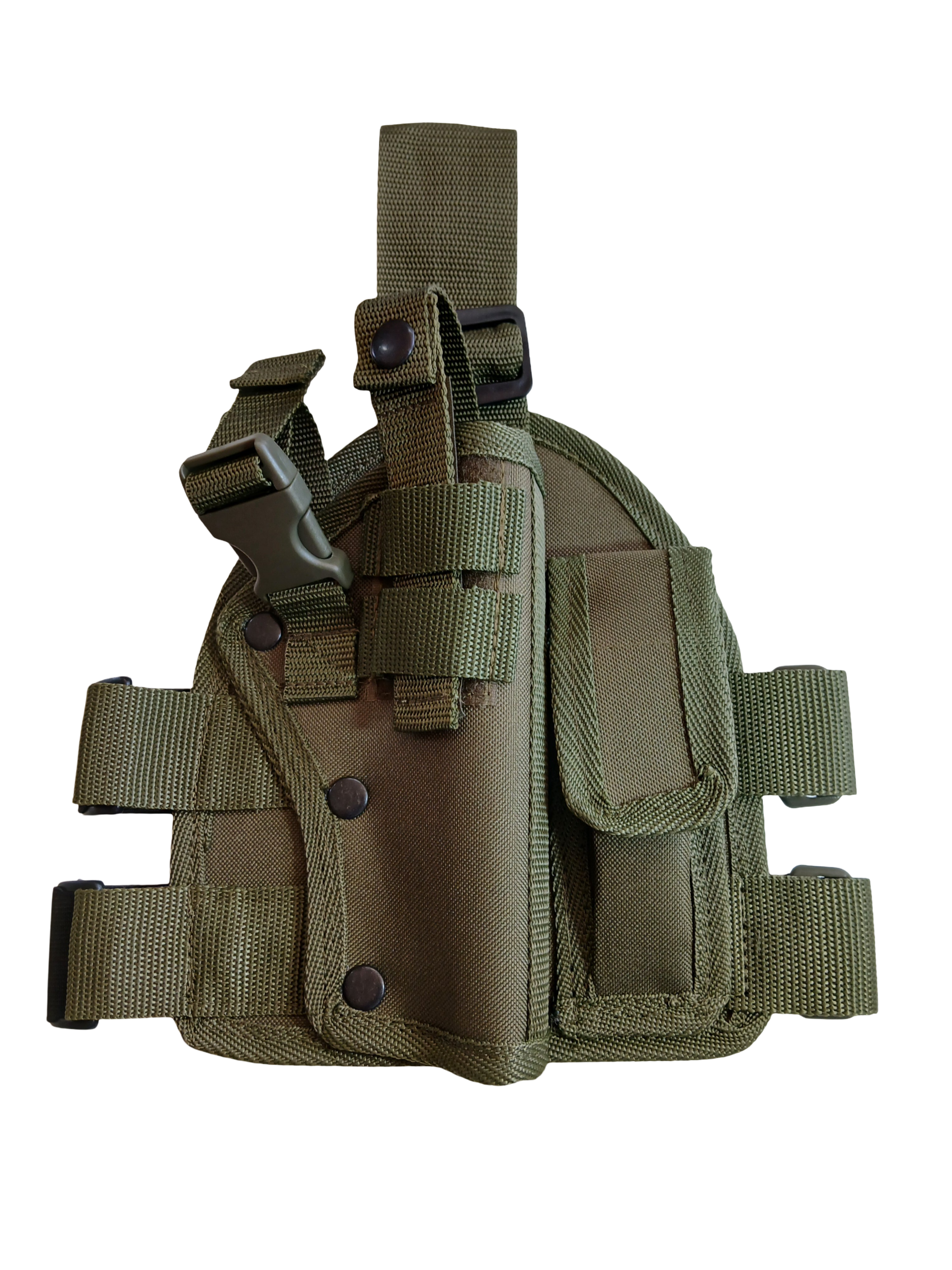 Funda tactica universal ajustable para pierna derecha e izquierda de cordura 600.